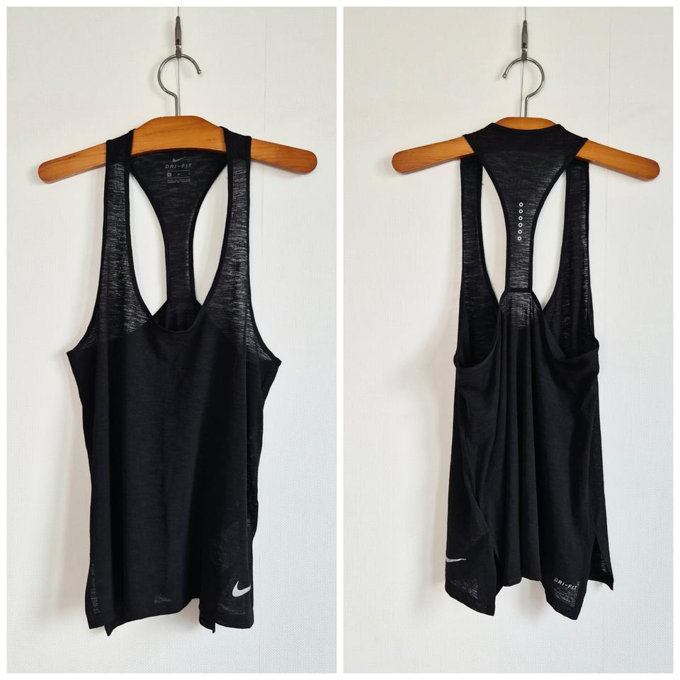 [M] 나이키 블랙 레이서백 탱크탑 / DRI-FIT / Nike