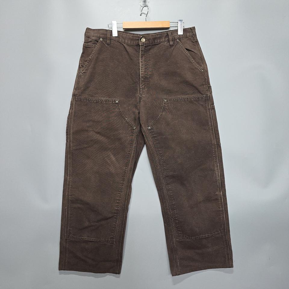 칼하트 Carhartt B136 DKB 더블니 워크 팬츠 다크브라운 36