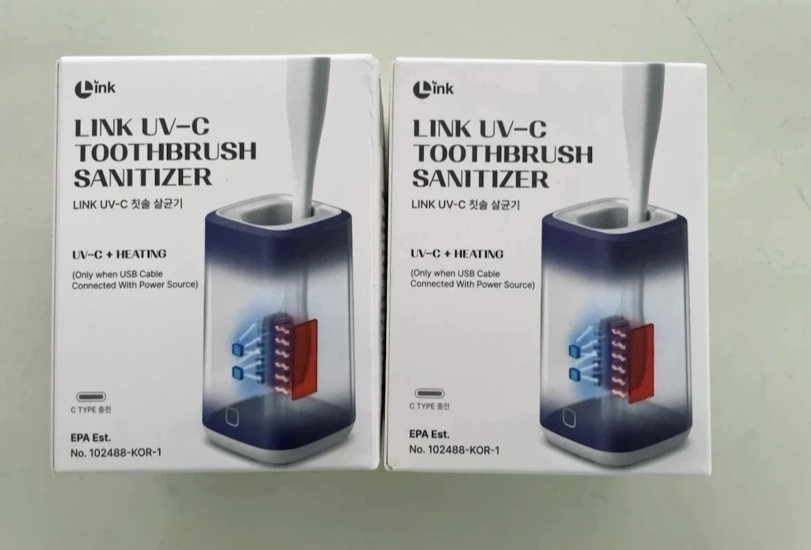 링크 UV 칫솔살균기 새상품 2개 판매