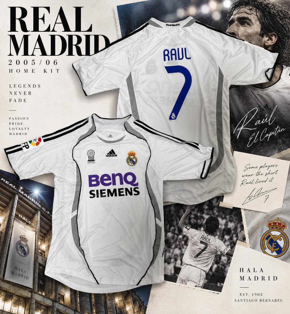 라리가 06/07 레알마드리드 라울 홈 유니폼 판매합니다