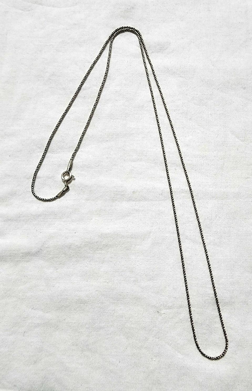 은수공예 카렌실버 목걸이 -56cm