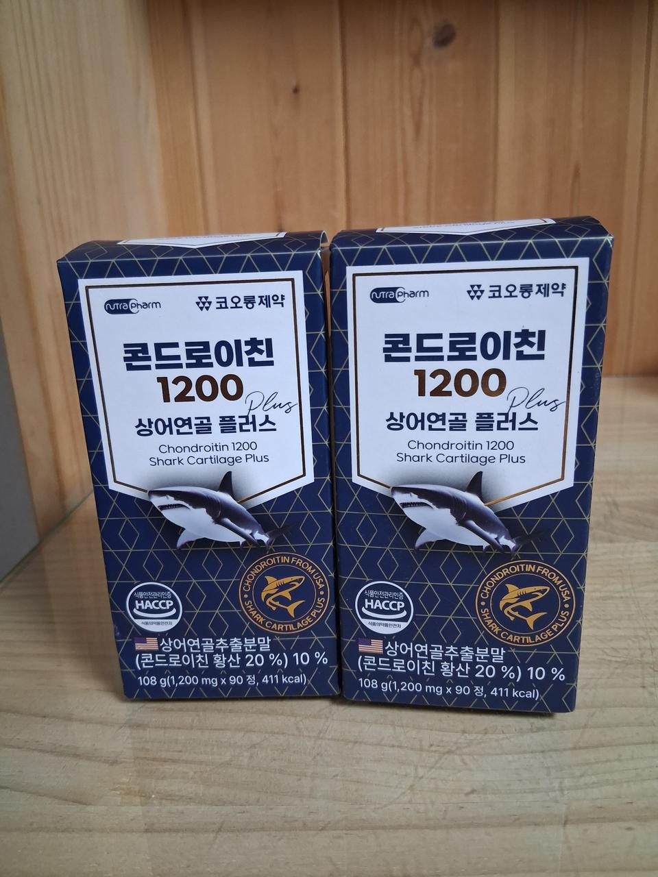 코오롱제약 콘드로이친 1200 플러스 상어연골