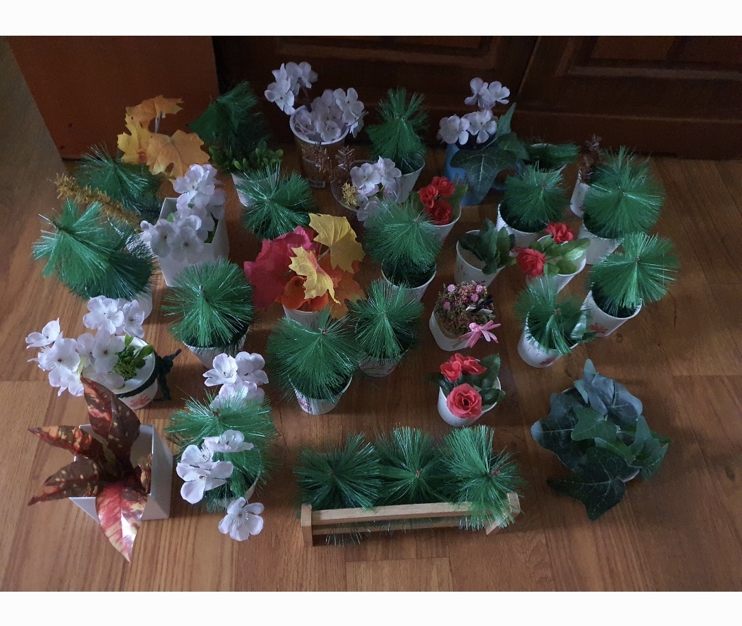 예쁜조화인테리어조화꽂이포함30개저렴히8천원으로환하게분위기바꿔보기