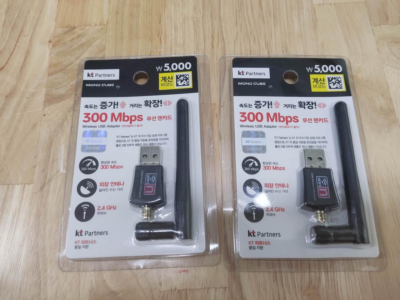 KT Partners의 300Mbps 무선 랜카드
