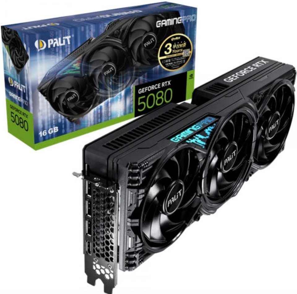 (미개봉) PALIT RTX 5080 GAMINGPRO D7 16GB