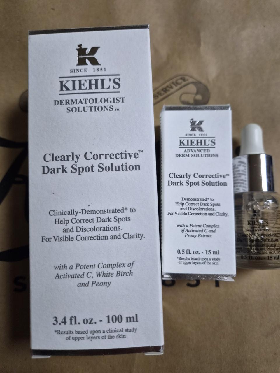 키엘 투명에센스 100ml 구매시 15ml증정 국문라벨 백화점정품