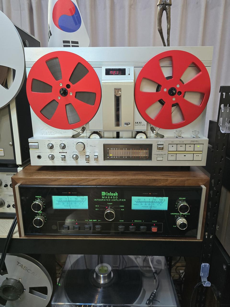 상태좋은 빈티지 AKAI GX-77 4트랙 릴데크