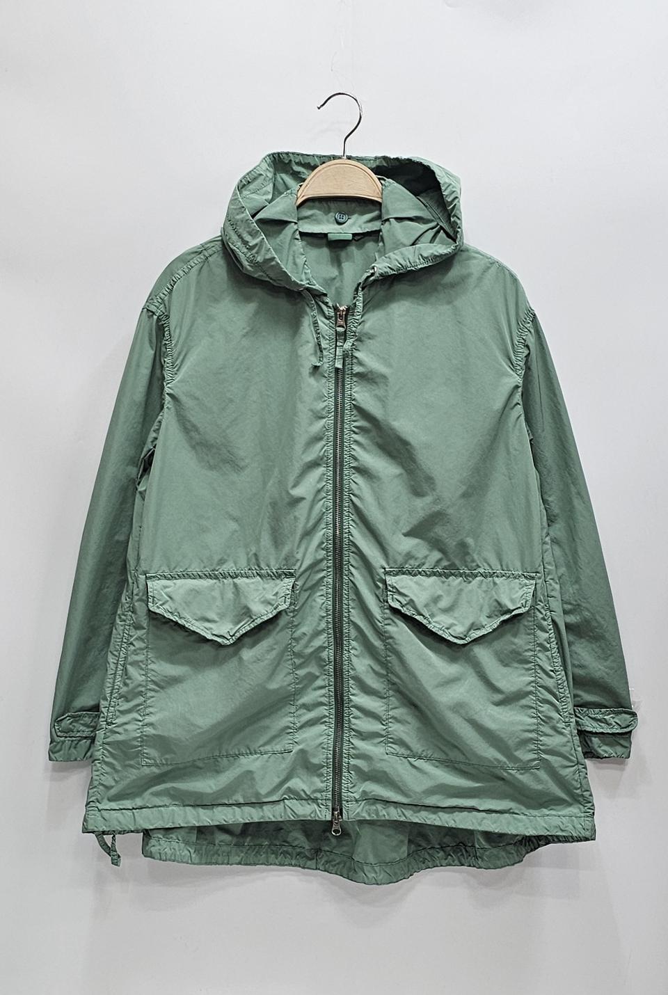 ASPESI 20SS 아스페시 오버핏 빈티지 후드 자켓 / 여 XS 민트