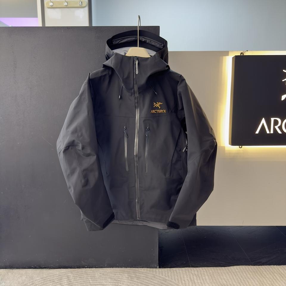 아크테릭스 알파 6세대 블랙 하드쉘 자켓