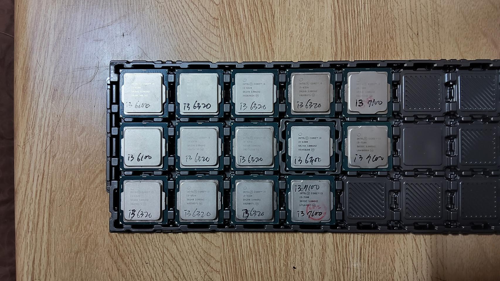 컴퓨터 6세대 CPU i3 6100 i3 6320 i3 7100 14개