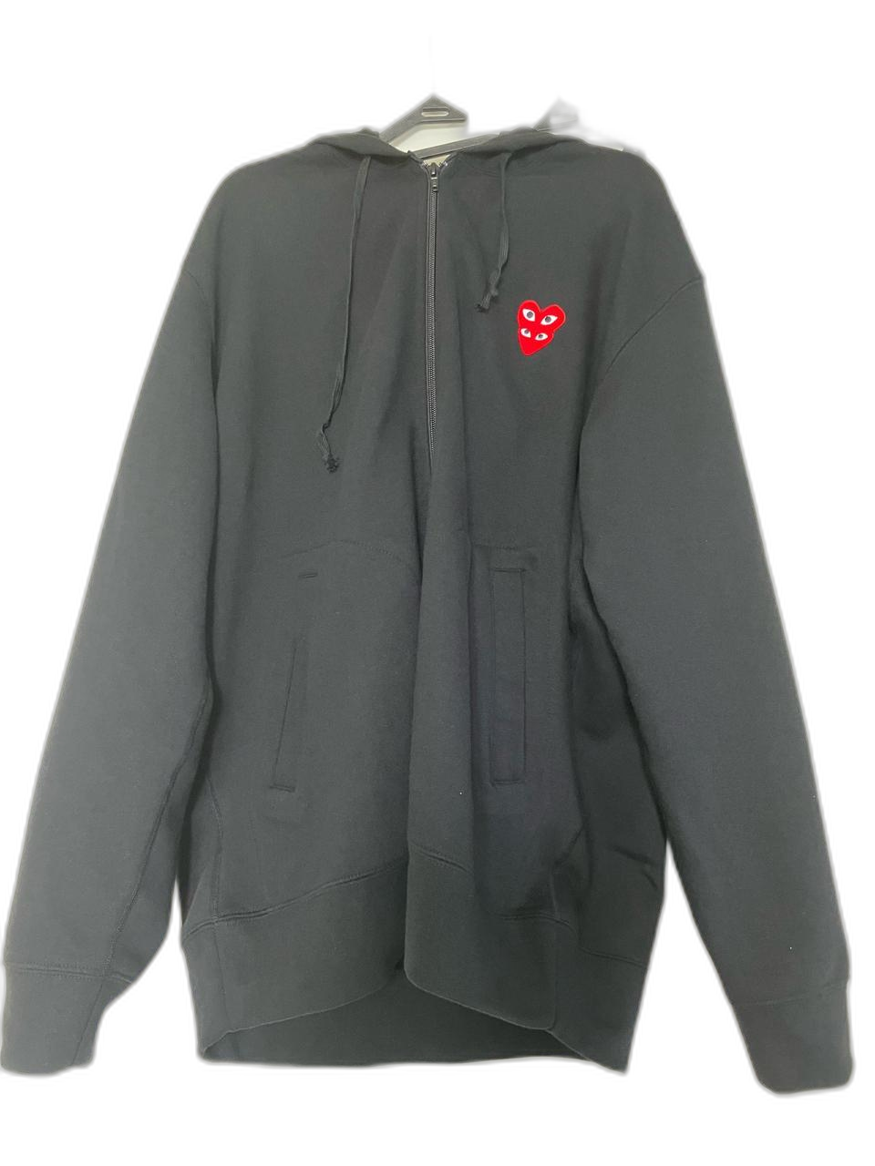 꼼데가르송 후드집업 xl