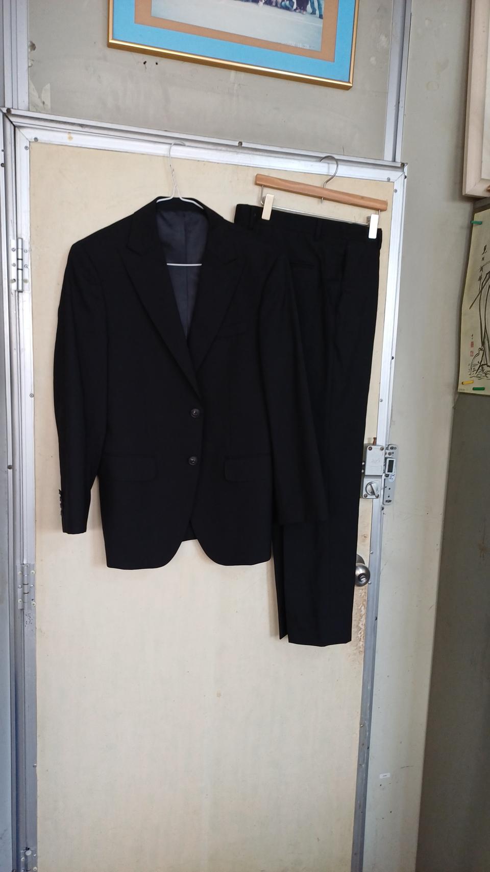 코오롱코메로남성불랙가을정장98싸이즈바지허리33싸이즈