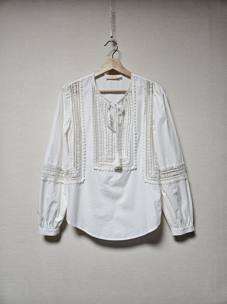 토리버치 레이스블록 블라우스 0사이즈 tory burch 