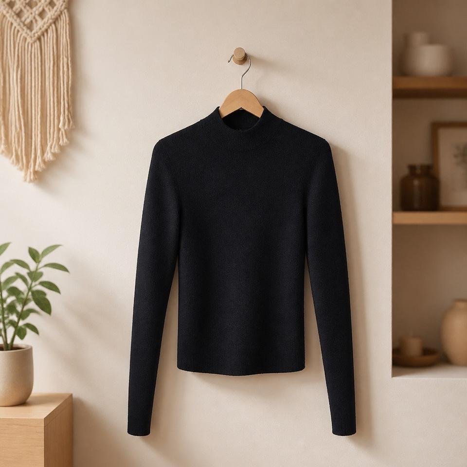 클럽모나코 CLUB MONACO 메리노 울 하이넥 니트 S사이즈