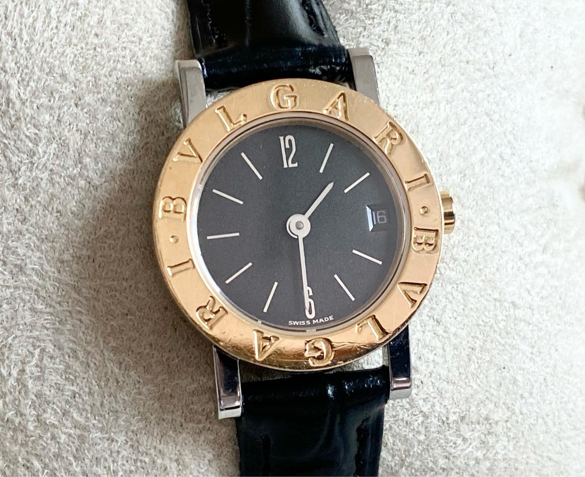 불가리 BB23SGL 18K 콤비 쿼츠 스몰 사이즈 23mm 여성용