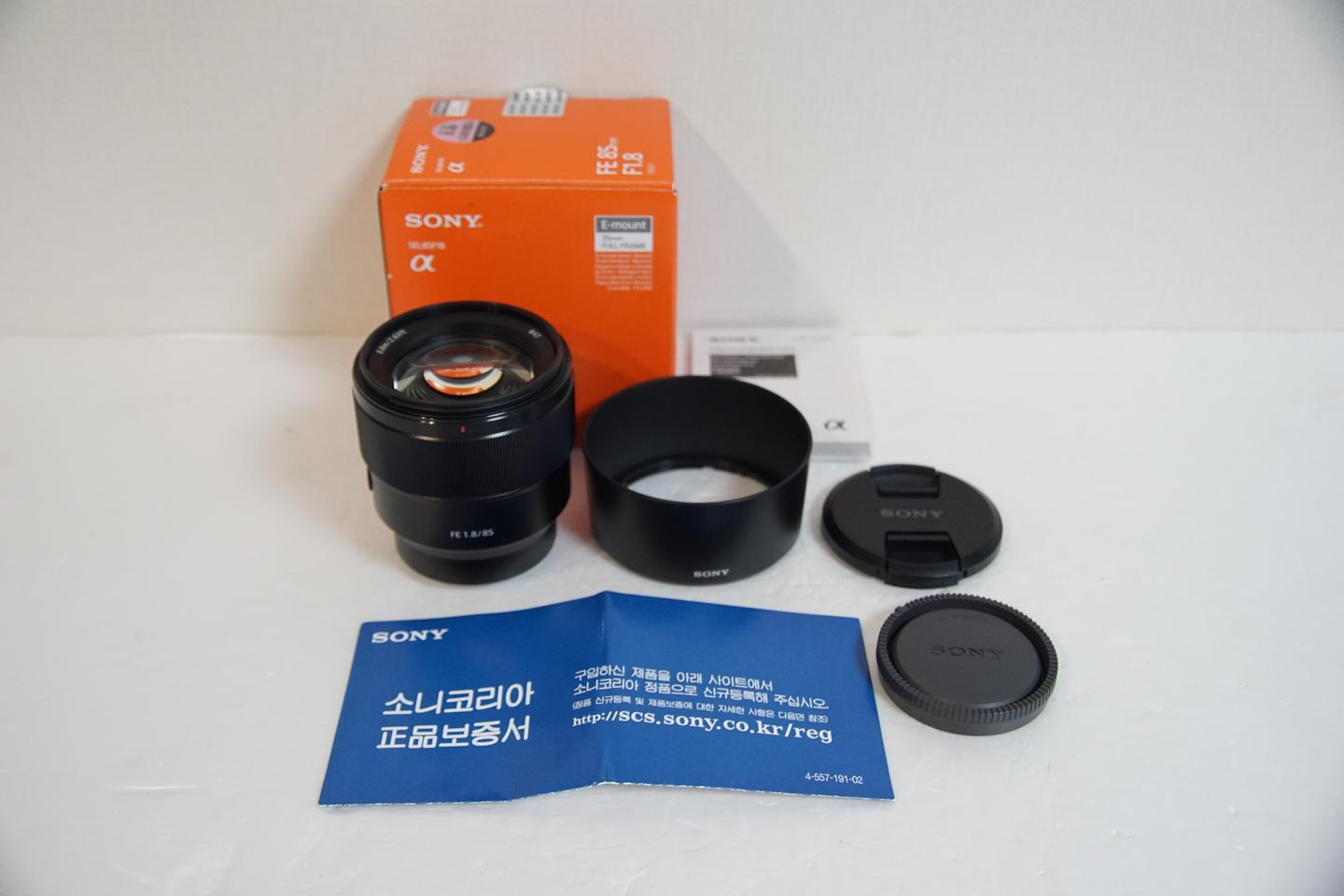 [소니] FE85mm f1.8 풀프레임용 렌즈팝니다.