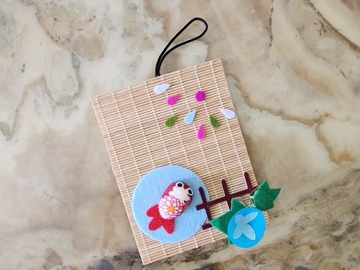 일본 금붕어 장식품