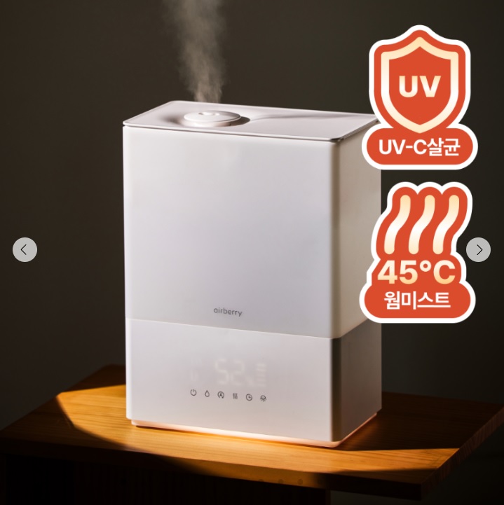 (에어베리) WH-100 스마트 웜히팅 복합식 가습기 상부급수식