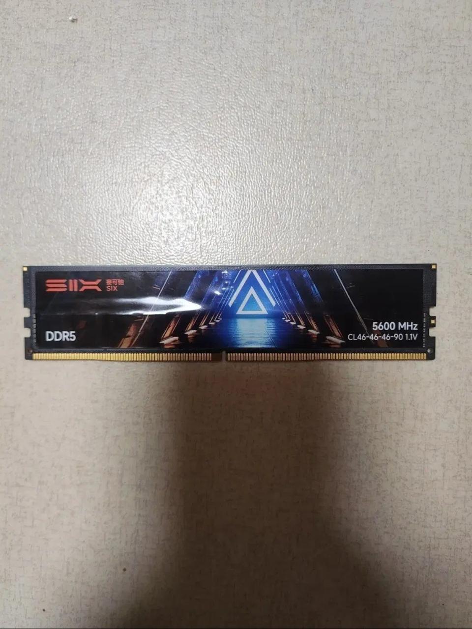 SIX DDR5 5600MHz CL46 1.1V 32GB