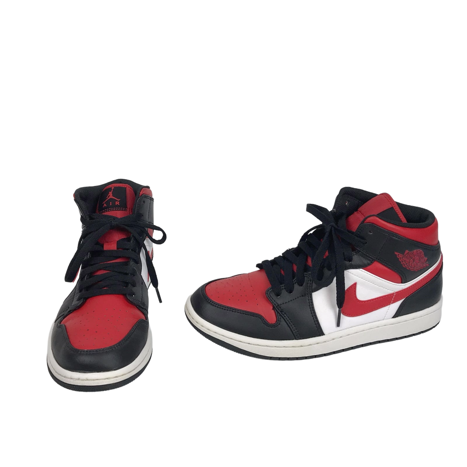 나이키 NIKE 조던1 미드 블랙파이어 신발 스니커즈 남성270