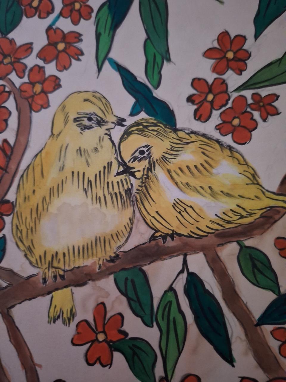 이쁜 새 그림 입니다