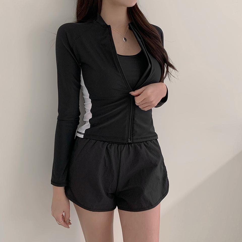 래쉬가드 비치웨어 3피스