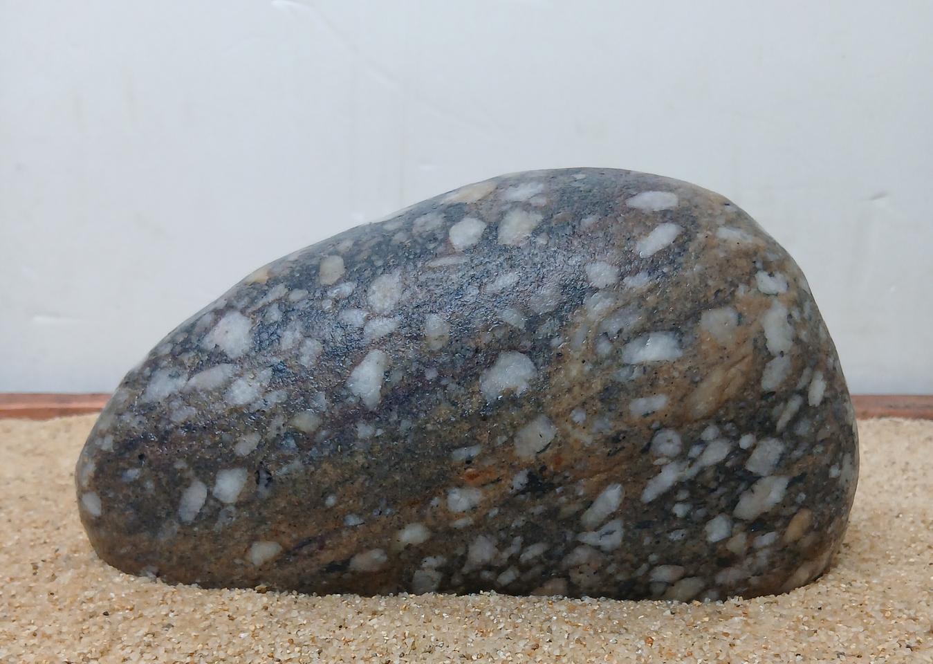 수석 자연수석 남한강 눈꽃석