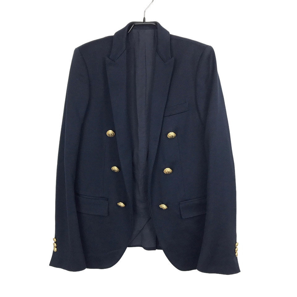 발망 Balmain 더블 브레스티드 금장 블레이저 자켓 새상품 남성48