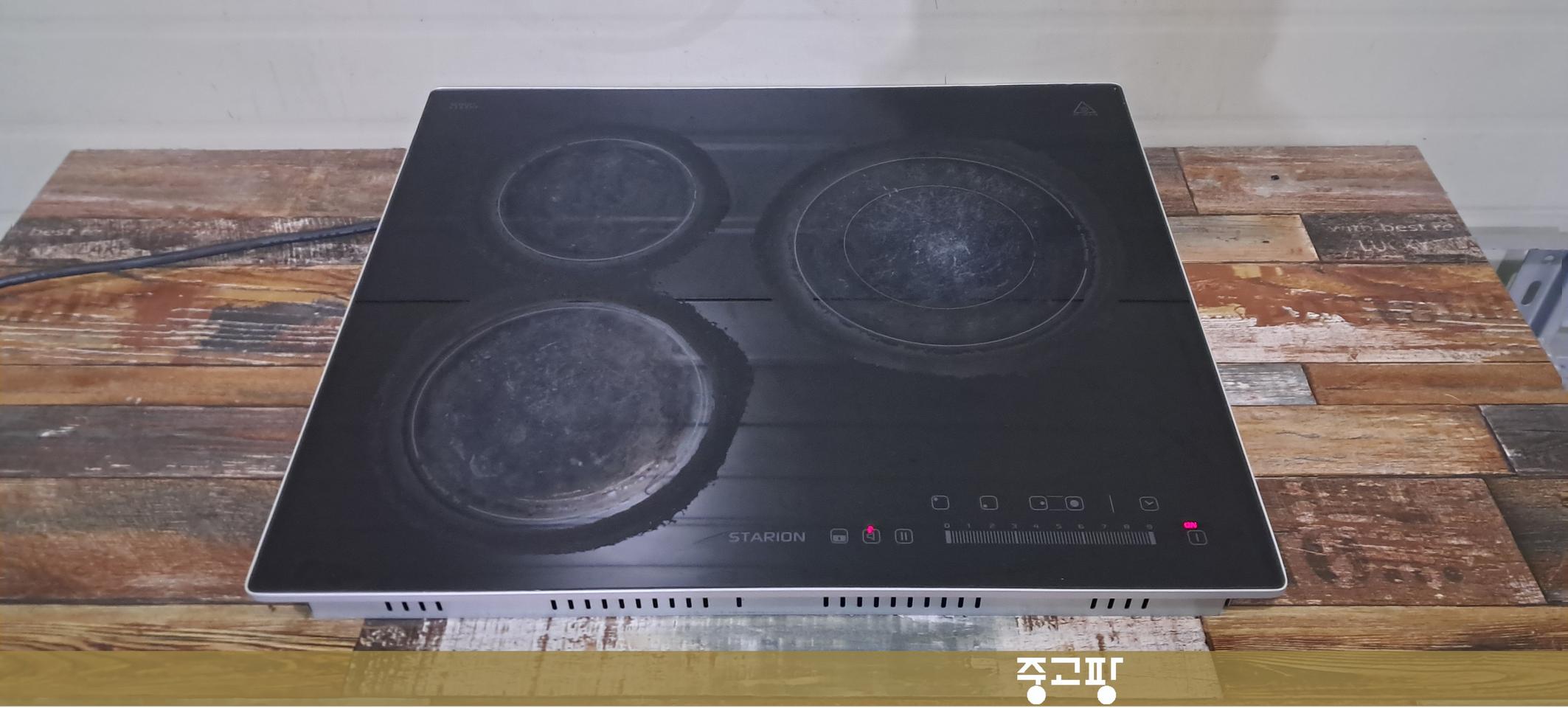6202 스타리온 3구 하이라이트 전기렌지(블랙)