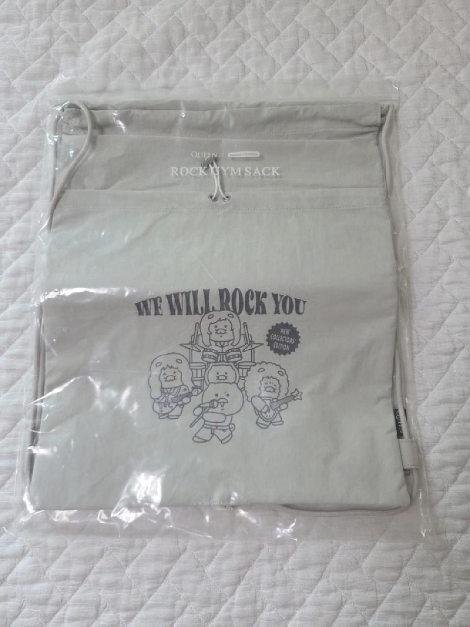 카카오프렌즈와 퀸 콜라보 락 짐색 가방 새 상품입니다.
