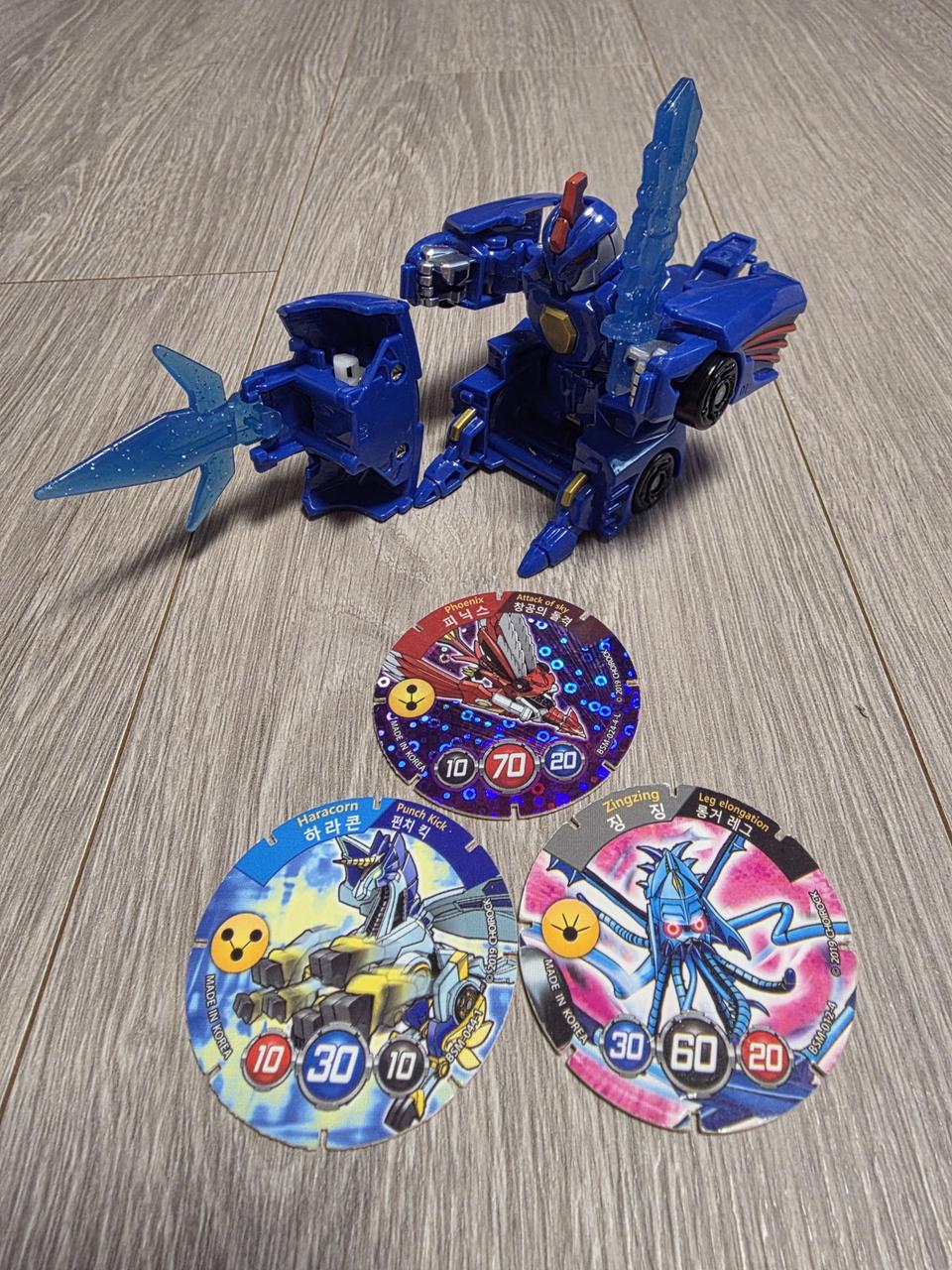 빠샤메카드 레전드 - 에반 무기 Item Set+메카드 3장(하라콘,징징
