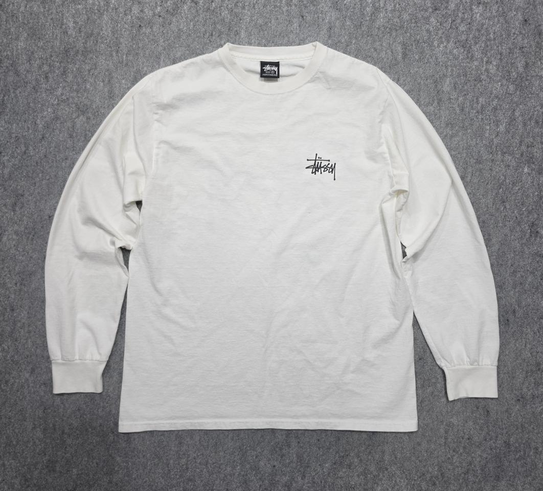 Stussy 스투시 베이직 백로고 롱슬리브 긴팔티 M