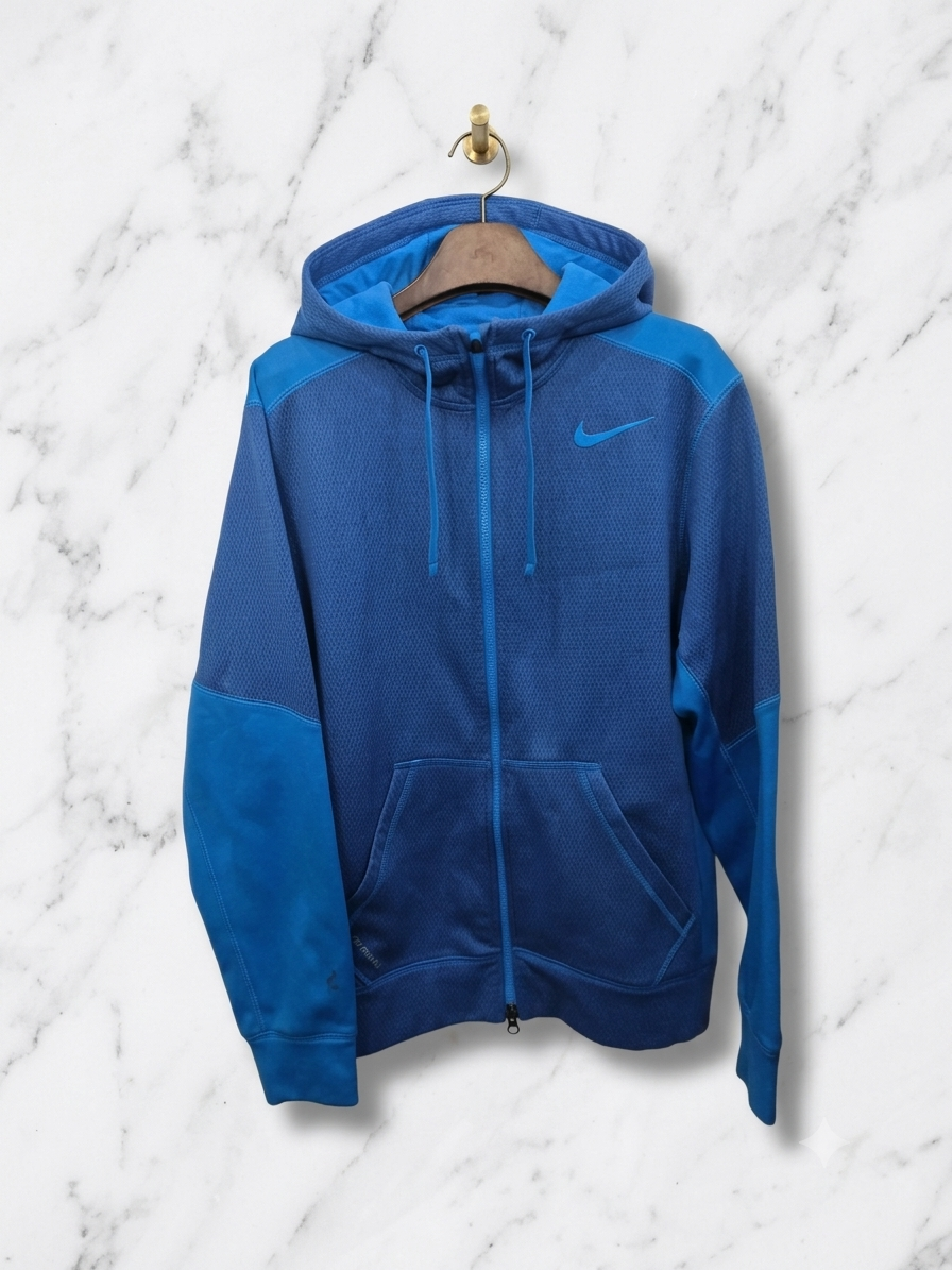 M,95,넉넉핏 )) NIKE 나이키 후드집업! 블루 색상~ 색상 예뻐요