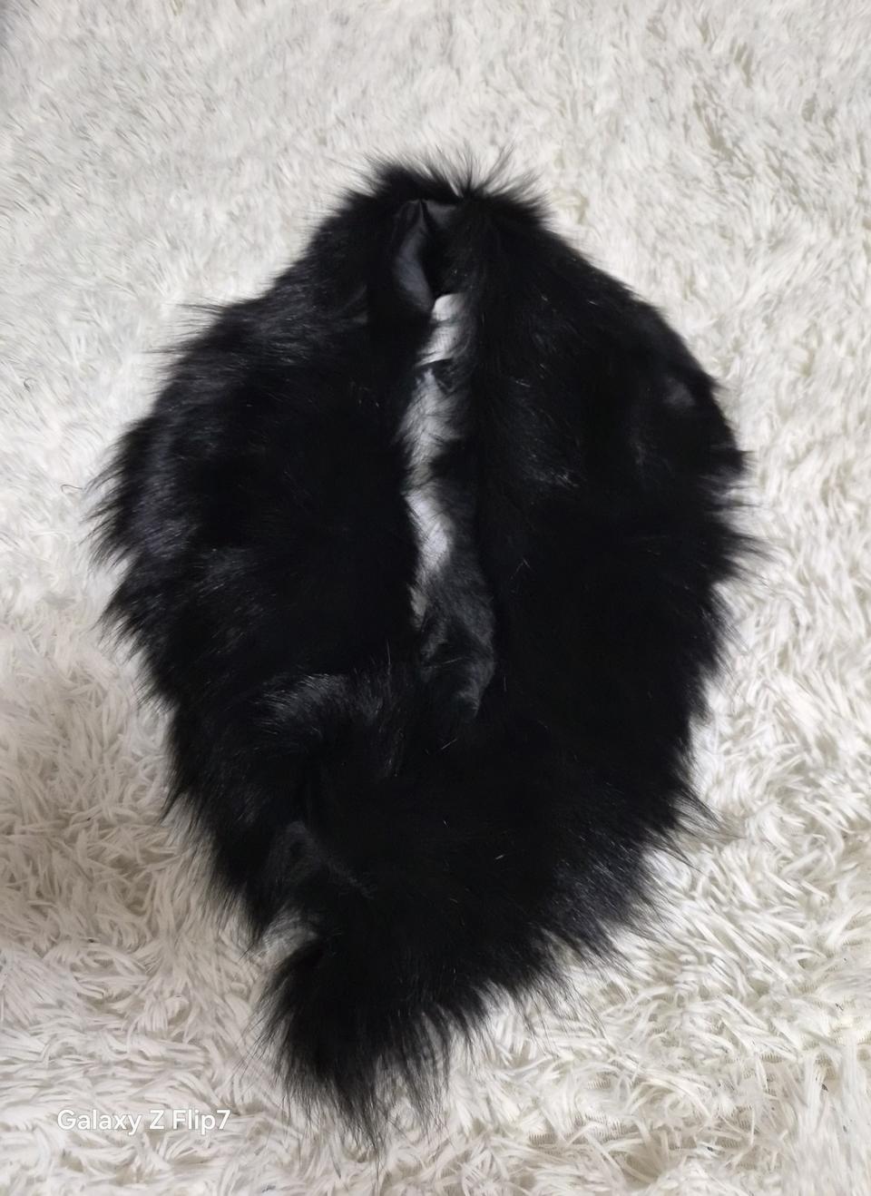 폭스퍼 목도리 블랙