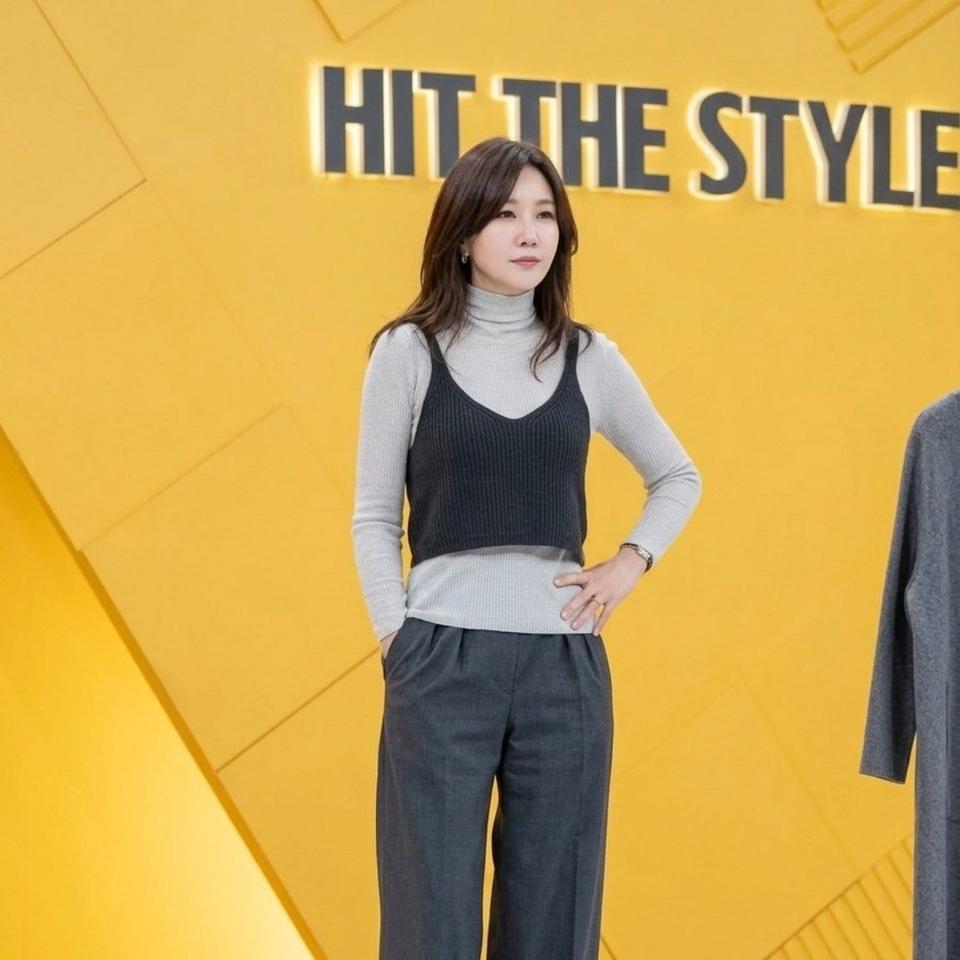 센존 블루라벨 캐시미어100 뷔스티에