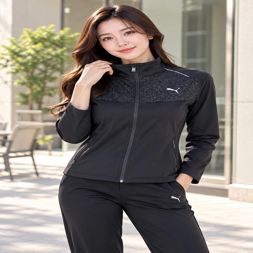 푸마 여성 트레이닝 자켓 L 블랙