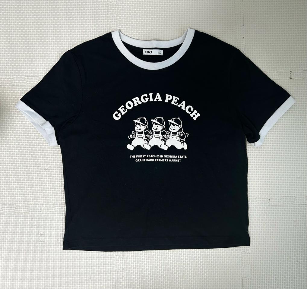 SPAO 스파오 GEORGIA PEACH 반팔티 M 1D1B-4