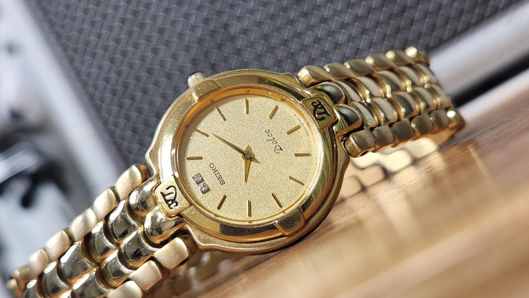 # 빈티지 세이코 seiko 돌체 금장 여성 명품시계 정품 급처