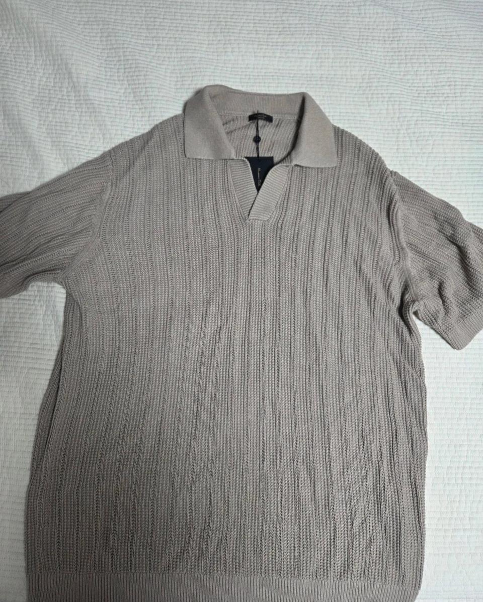 (새상품)마시모두띠 니트 카라티 Brown XL