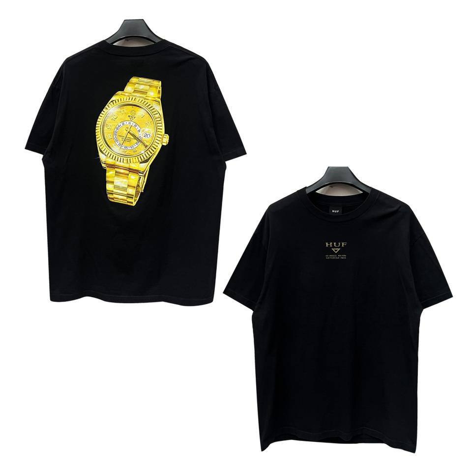 HUF 허프 Hufex 와치 프린팅 반팔티 XL