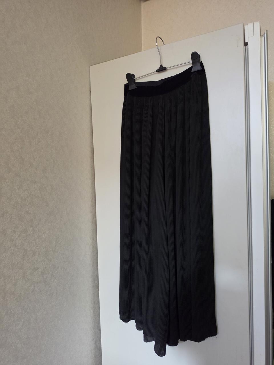 자라 플리츠 와이드팬츠