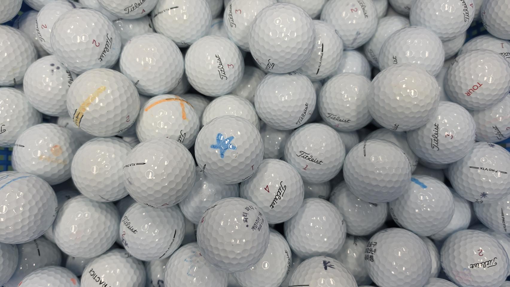타이틀리스트 Pro V1x 화이트 A급 로스트볼 40알 혼합
