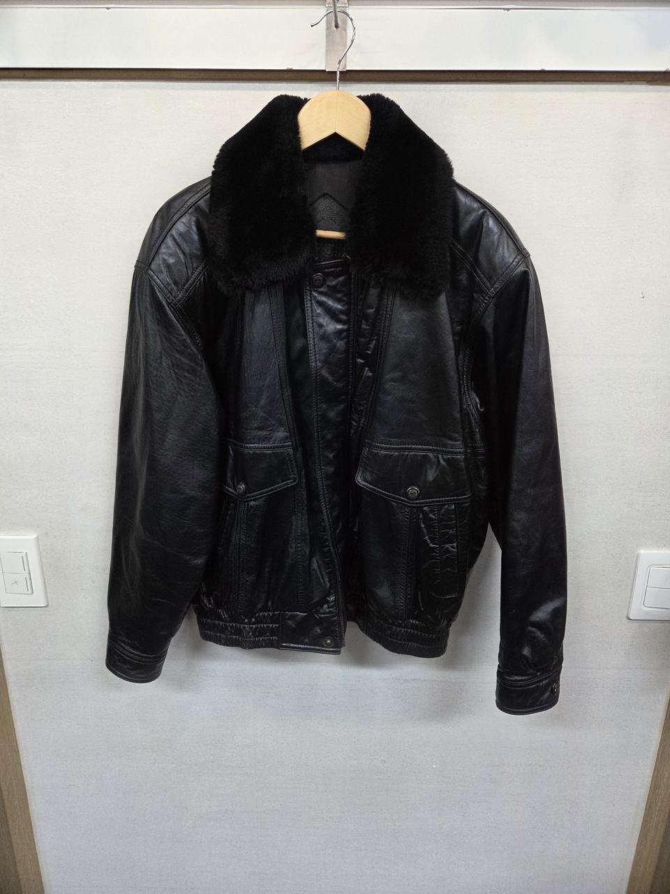 Just scipio 빈티지 올드스쿨 90s 양가죽 퍼 봄버자켓 105