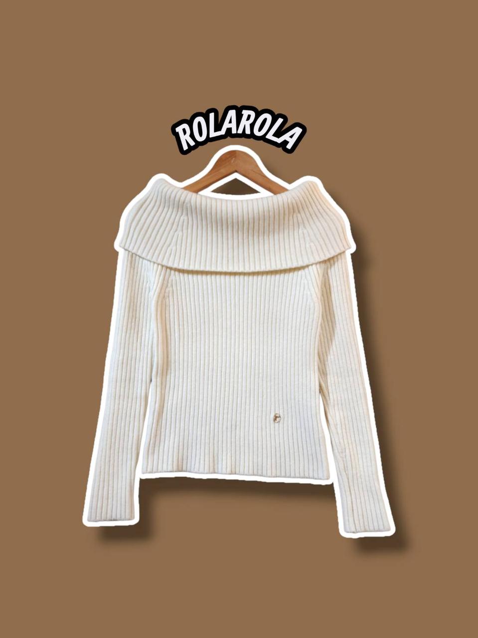 F/ ROLAROLA 로라로라 오프숄더 니트 아이보리 /1008