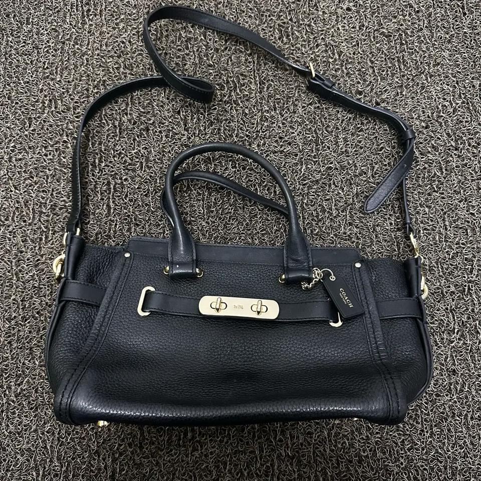 COACH 코치 여성 미니 크로스백 토트백 가방 블랙