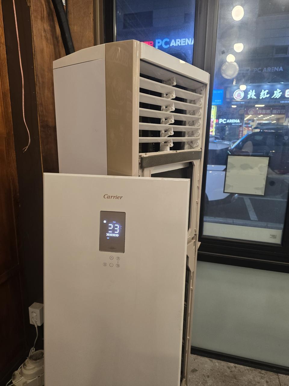 40평 단상220 전기 냉난방기 120만원01025964181