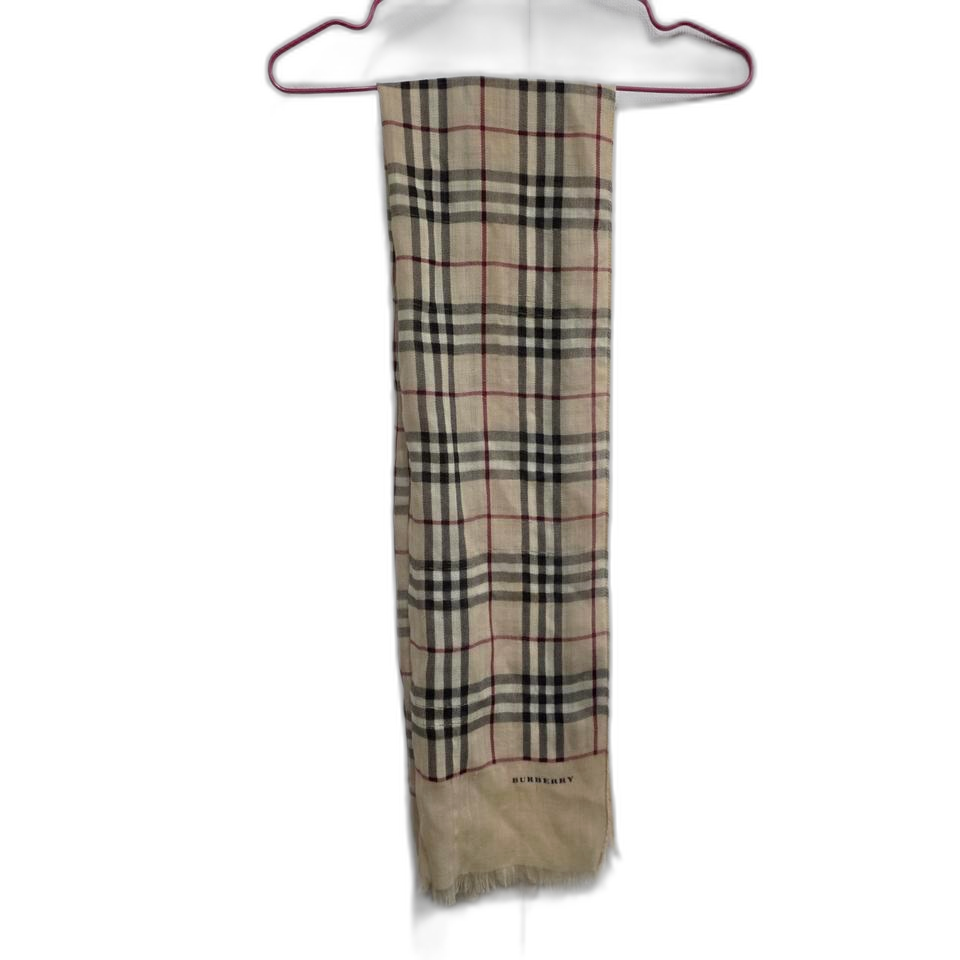 버버리 체크스카프