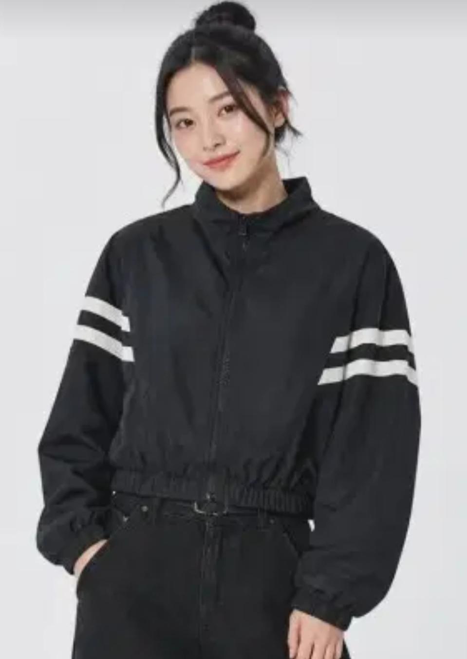크롭 바람막이 점퍼 판매  프리사이즈