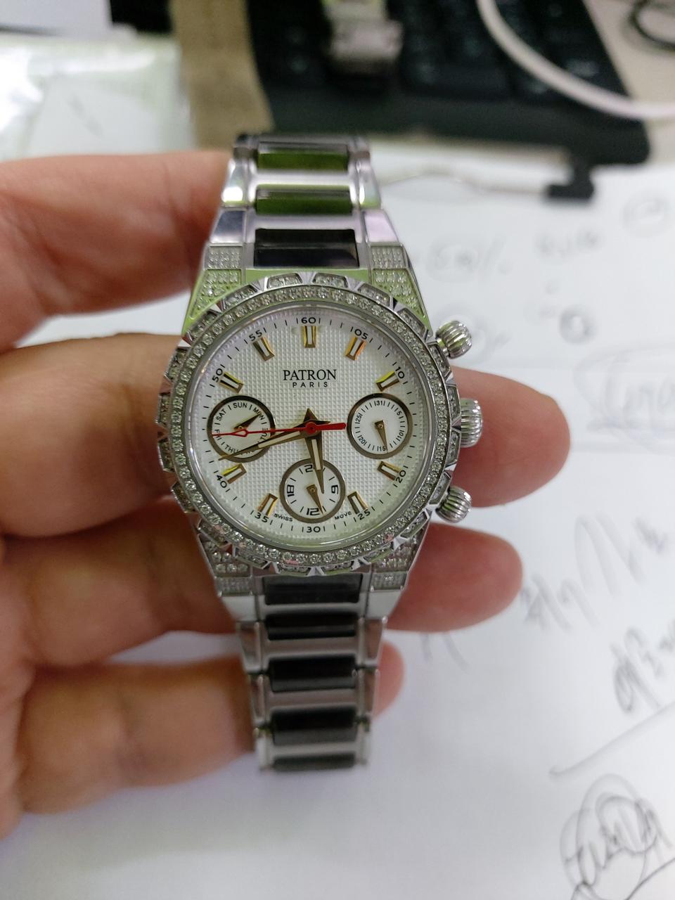 PATRON PARIS 큐빅시계