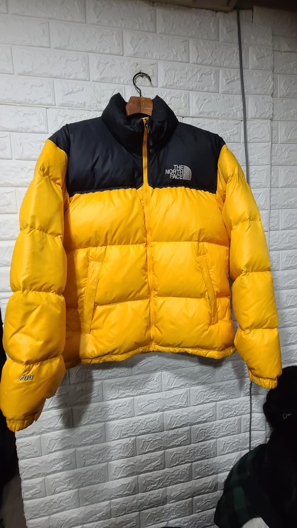 노스페이스 700 눕시 엘로우